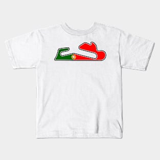 Autódromo do Estoril [flag] Kids T-Shirt